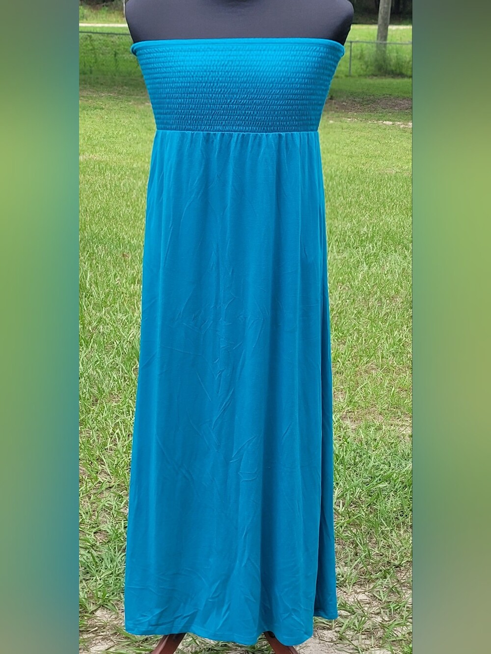 Zenana Outfitters Strapless Dress ❤️ GORGEOUS! Size Large